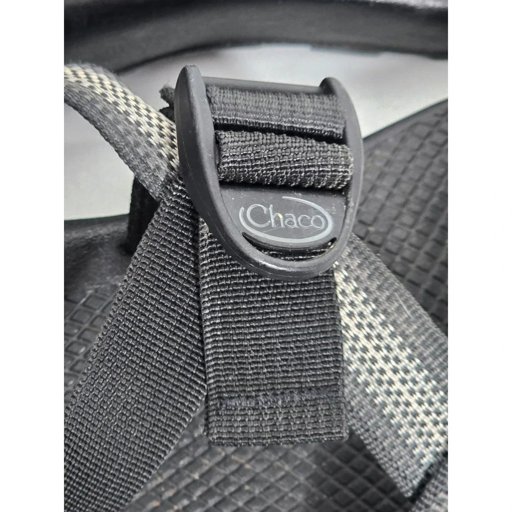 Chaco Sandals Mens Size 10 Z Cloud Black Gray Adjustable Strap Outdoor Hiking